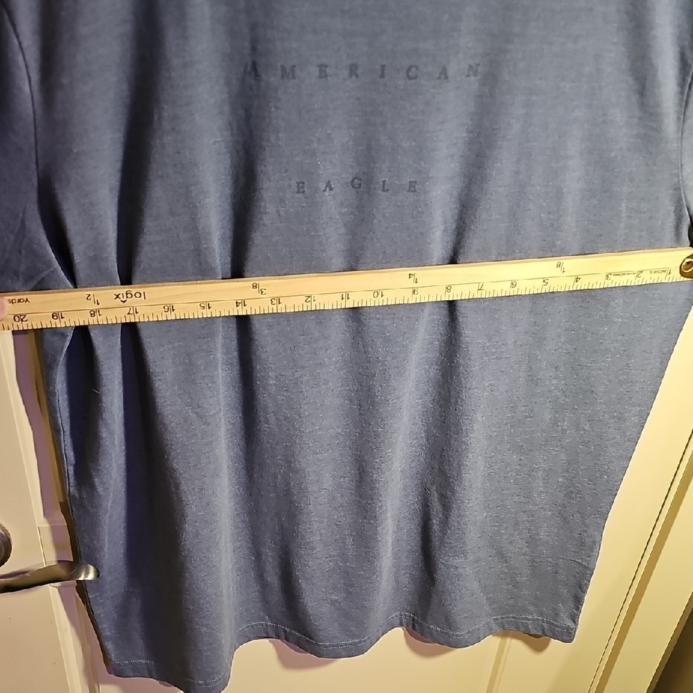 American Eagle Outfitters MEN'S Blue Short Sleeve Tee - Picture 4 of 6